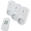 Universeel CHACON Set de 3 prises On/Off+ Télécommande 2000W - FR