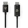 Nedis - Câble adaptateur - DisplayPort mâle pour HDMI mâle - 1.8 m - noir - rond, support pour 8K30Hz