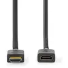NEDIS Câble HDMI Haute Vitesse avec ethernet | HDMI  Connecteur | HDMI  Femelle | 4K@60Hz | ARC | 18 Gbps | 1.00 m | Rond |