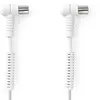 Nedis Coaxkabel - IEC (Coax) Male - IEC (Coax) Female - Vernikkeld - 1...
