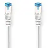 Nedis Câble Réseau Cat8 Ccgl85330wt025 S/ftp Snagless Lszh 0.25 M