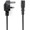Nedis Câble d'alimentation UK UK mâle IEC-320-C7 2.00 m Oui 2x 0.75 mm...