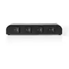 Nedis 4-Way Speaker Control Box - Commutateur audio - 4 x audio - de b...