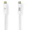 Câble USB Nedis CCGW64750WT10 Blanc