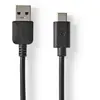 Nedis - Câble USB - 24 pin USB-C (M) pour USB type A (M) - USB 3.1 - 2...