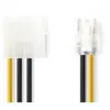 Câble d'alimentation interne Nedis CCGP74060VA015 Noir / Jaune