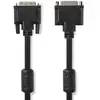 Nedis - Rallonge de câble DVI - DVI-I (M) pour DVI-I (F) - 2 m - rond,...