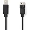 NEDIS Câble DisplayPort mâle vers Mini DisplayPort mâle 4K Noir (3 m)