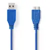 Nedis Câble USB 3.0 A Mâle - Mic ro B Mâle 5.0 m Bleu