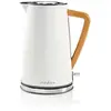 Nedis Nedis Bouilloire électrique 1,7 l Douce au Toucher Blanc