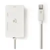 Mini câble Display Port Nedis CCGP37460WT02 Blanc
