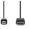 NEDIS Câble DisplayPort mâle vers Mini DisplayPort mâle 4K Noir (2 m)