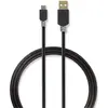 Nedis Câble USB 2.0 A mâle - Mic ro B mâle 2.0 m Antr