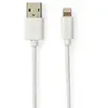 Nedis - Câble Lightning - Lightning mâle pour USB mâle - 2 m - blanc -...