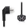NEDIS Power Cable - Schuko Male Angled - IEC-320-C5 - 2.0 m - Noir
