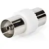 Nedis adaptateur coaxial - cei (coaxial) femelle - cei (coaxial) femelle - blanc NED-5412810283088