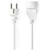 Nedis Lot de 3 rallonges électriques droites blanches - 3 m