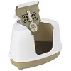 Moderna Flip Hoekkattenbak - Beige - 56 x 45 x 39 cm