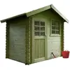 Solid Abri De Jardin 28mm Porte Semi-Vitrée Et Kit Ventilation Laval Solid