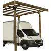 Solid Carport Camping-Car Bois "Modular Carport" - 4.06 X 5.06 M