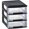 Allibert tour de rangement 3 tiroirs babel format a4 3x5 l