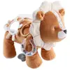 NOUKIES - Peluche d'activités Babou - 40cm -Veloudoux - Caramel