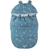 NOUKIE'S - Nid d'ange déperlant - Bleu - Motif Animaux - Jusqu'à 4-5 mois