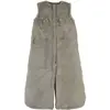 Gigoteuse en fausse fourrure kaki (100cm)