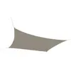 Voile d'ombrage 4x3 m taupe Autres Taupe