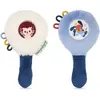 Duo de hochet maracas en peluche - LILLIPUTIENS - Bleu - Dès 3 mois