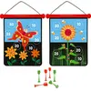 Scratch Tweezijdig magnetisch dartspel TUIN