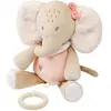 Nattou FLO, ERNEST & OLI Muziek Knuffel - Olifant - 24 cm - Roze