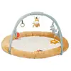 Nattou Felix & Leo - Speeltapijt Speelkleed Speelmat met Bogen - 90 cm - Donker warm beige