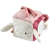 Nattou Lapidou Zachte Activiteiten Kubus - 18 cm - Poederroze