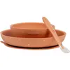 Nattou Coffret repas Terracotta-Etoiles (3 pièces)