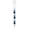 Nattou Attache Sucette Silicone - Bleu Et Gris - Nattou