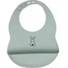 Nattou Slabbetje met Opvangbakje - Silicone - 25 cm  - Groen