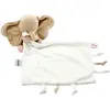 Nattou Doudou câlin Fanfan l'éléphant Blanc crème (27 cm)