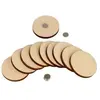 Magnets en bois à personnaliser - Artemio - Lot de 10 - Dimensions 4,5 x 0,5 cm