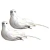 Artemio Oiseaux décoratifs blancs (sur pince) 2 pièces - artémio