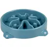Duvo Gamelle anti-glouton 700ml - M - 25,5x25,5x5cm pétrole