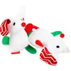 Duvoplus - Kat - Xmas Silky Muizen Grote Oren 2st - 9,5x12,5x5cm Meerk...