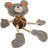Duvoplus - Speelgoed Voor Dieren - Kat - Canvas Beer 17,8x12x2,5cm Bru...
