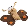 Duvoplus - Speelgoed Voor Dieren - Kat - Cork Vlinder 10x12x3cm Bruin ...