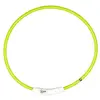 Duvo Nylon Licht Halsband Veiligheidslicht - Dierenlampje - Groen - 45 cm