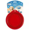 Duvoplus - Drinkbak - Hond - Silicone Reiskom 500ml - 14cm Rood - 1st