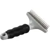 Duvoplus - Dierenborstel - Hond - Anti-klit Hark 37 Pins Zwart/grijs -...