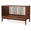 Quax Lit bébé évolutif Ashi Chestnut (140 x 70 cm)