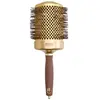 Olivia Garden - Blowout Shine Wavy - Gold & Brown - Haarborstel - 80 mm