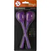 STAGG 2PC EGG MARACAS L/25g/VIOLET